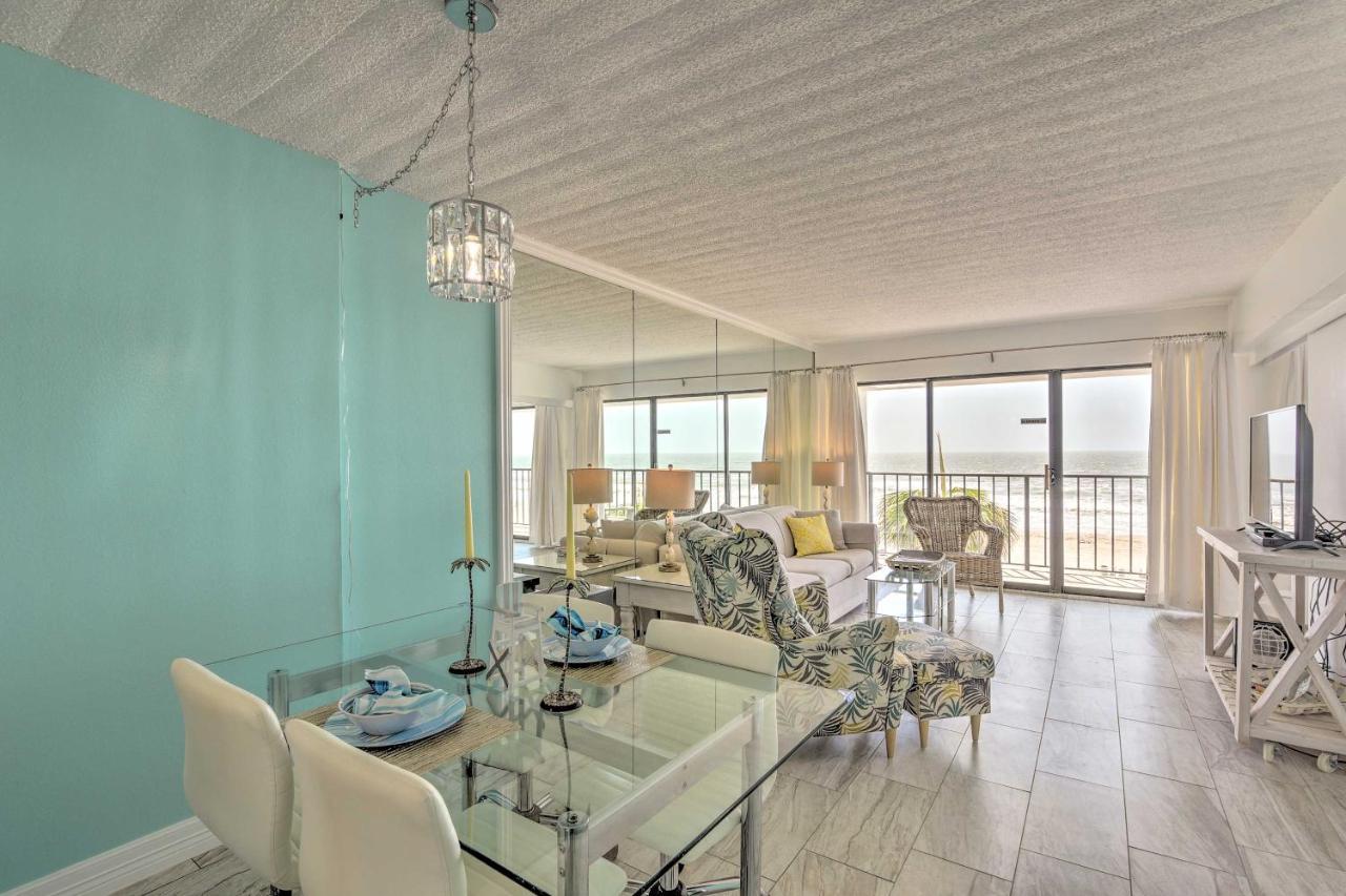 Galveston Oceanfront Condo With Balcony And View! Dış mekan fotoğraf