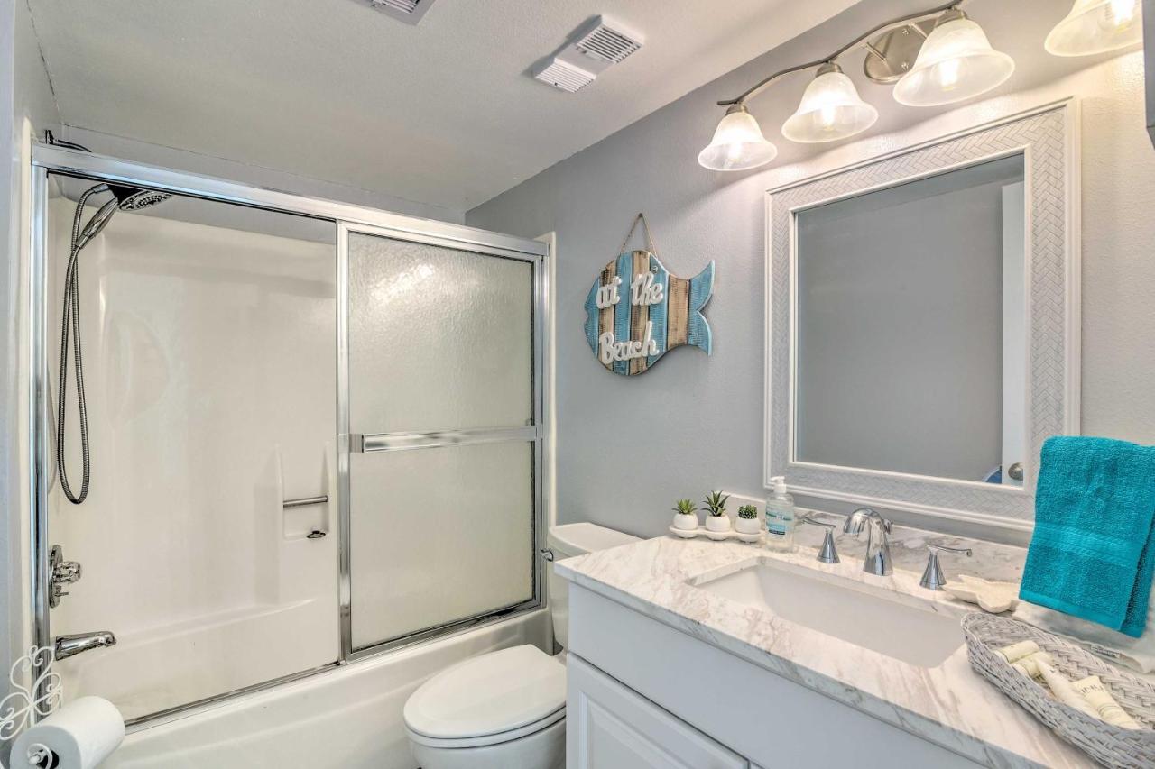 Galveston Oceanfront Condo With Balcony And View! Dış mekan fotoğraf