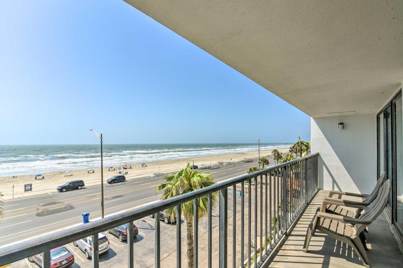 Galveston Oceanfront Condo With Balcony And View! Dış mekan fotoğraf